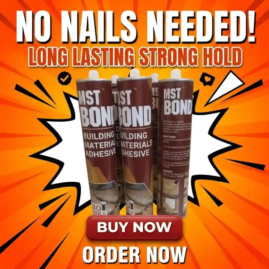 3D Carpenter Point™ Premium Construction Adhesive (300ml) – Cream White Liquid Nails for Glass, PVC, WPC & Louver Panel Bonding (Water-Resistant)