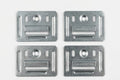 3D Carpenter Point™ Galvanized Iron GI Louvers & Cladding Clips (Pack of 50)